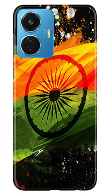 Indian Flag Mobile Back Case for Vivo T1 44W  (Design - 137)