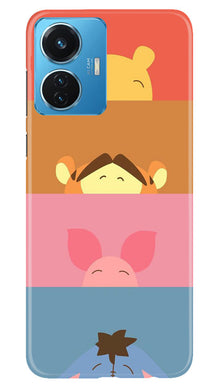 Cartoon Mobile Back Case for Vivo T1 44W (Design - 152)