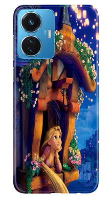 Cute Girl Mobile Back Case for Vivo T1 44W (Design - 167)