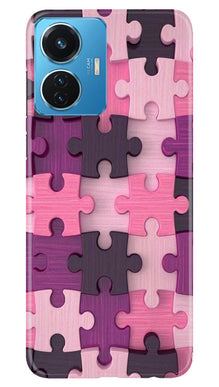 Puzzle Mobile Back Case for Vivo T1 44W (Design - 168)