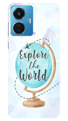 Explore the World Mobile Back Case for Vivo T1 44W (Design - 176)
