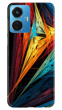 Modern Art Mobile Back Case for Vivo T1 44W (Design - 197)