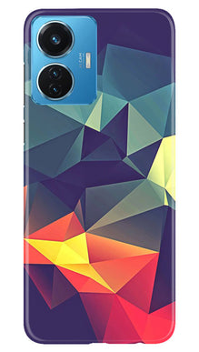 Modern Art Mobile Back Case for Vivo T1 44W (Design - 200)