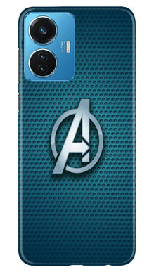 Ironman Captain America Mobile Back Case for Vivo T1 44W (Design - 214)