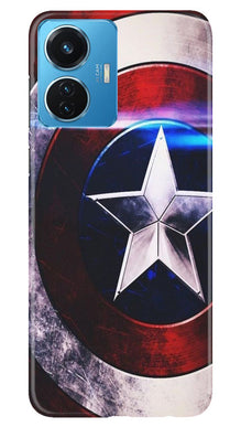 Captain America Mobile Back Case for Vivo T1 44W (Design - 249)