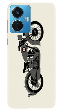 Travel Bus Mobile Back Case for Vivo T1 44W (Design - 227)