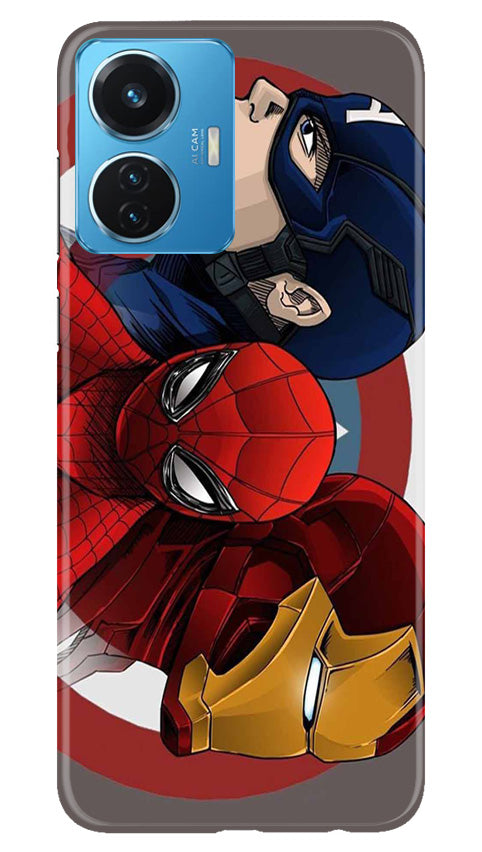 Marble Texture Mobile Back Case for Vivo T1 44W (Design - 272)