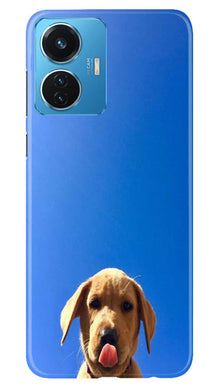 Dog Mobile Back Case for Vivo T1 44W (Design - 294)
