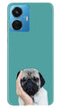 Puppy Mobile Back Case for Vivo T1 44W (Design - 295)
