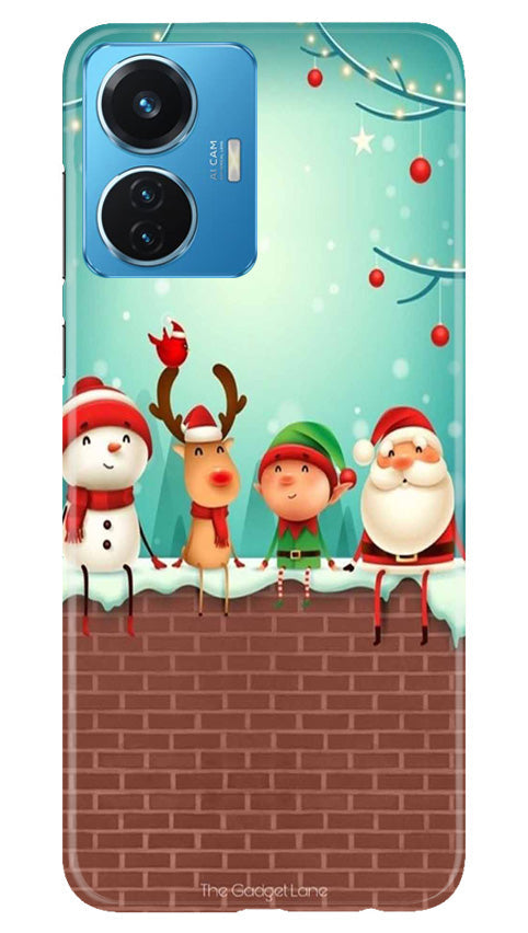 Santa Claus Mobile Back Case for Vivo T1 44W (Design - 296)