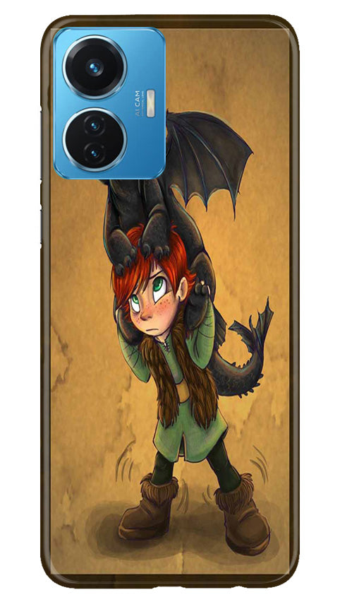 Dragon Mobile Back Case for Vivo T1 44W (Design - 298)
