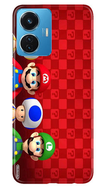 Mario Mobile Back Case for Vivo T1 44W (Design - 299)