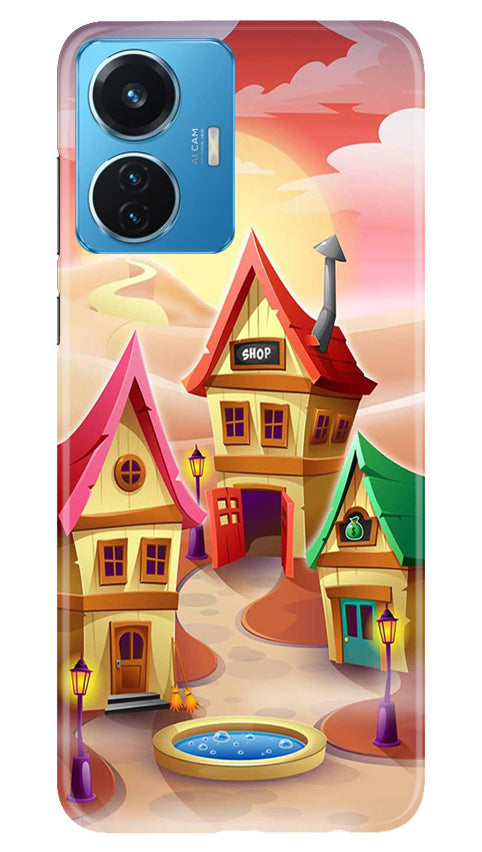 Sweet Home Mobile Back Case for Vivo T1 44W (Design - 300)