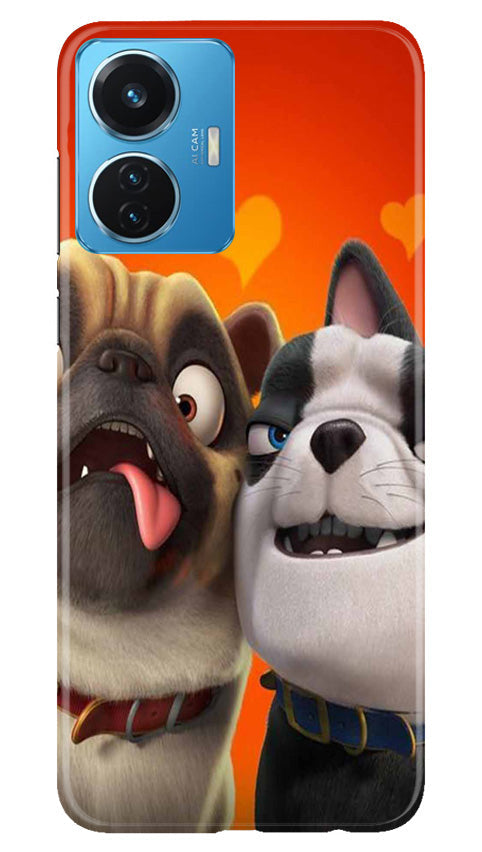 Dog Puppy Mobile Back Case for Vivo T1 44W (Design - 310)