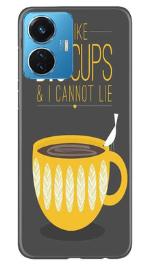 Big Cups Coffee Mobile Back Case for Vivo T1 44W (Design - 312)