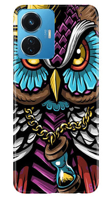 Owl Mobile Back Case for Vivo T1 44W (Design - 318)