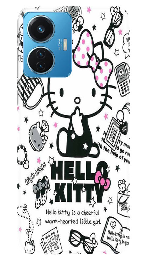 Hello Kitty Mobile Back Case for Vivo T1 44W (Design - 320)