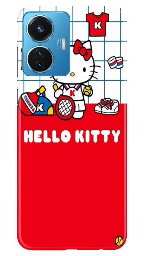 Hello Kitty Mobile Back Case for Vivo T1 44W (Design - 322)