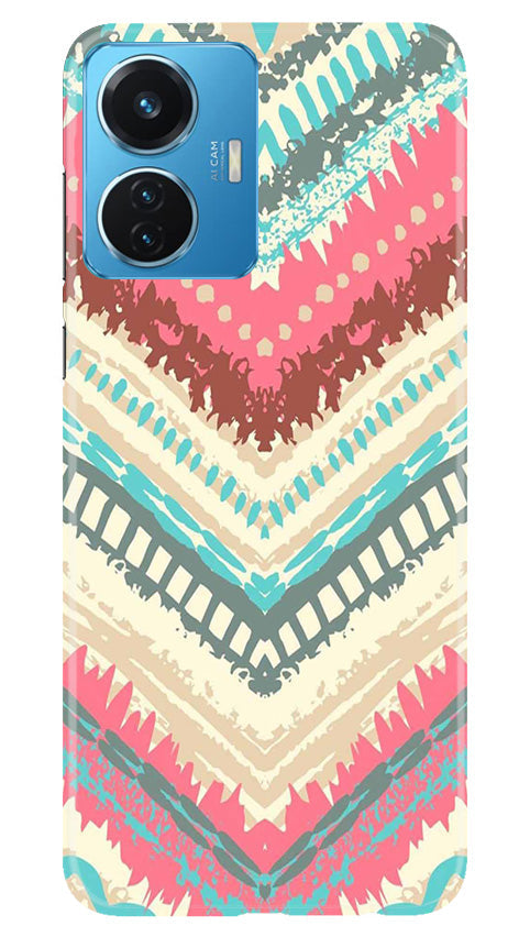 Pattern Mobile Back Case for Vivo T1 44W (Design - 327)