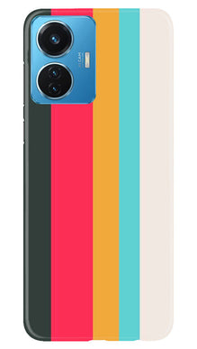 Color Pattern Mobile Back Case for Vivo T1 44W (Design - 328)