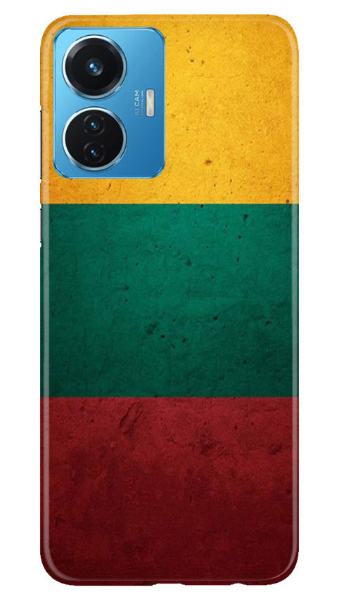 Color Pattern Mobile Back Case for Vivo T1 44W (Design - 333)