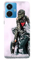 Biker Mobile Back Case for Vivo T1 44W (Design - 342)