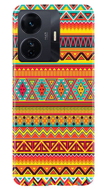 Zigzag line pattern Mobile Back Case for Vivo T1 Pro 5G (Design - 4)