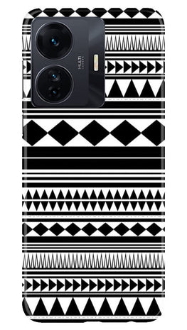 Black white Pattern Case for Vivo IQOO Z6 5G