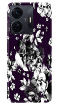 white flowers Case for Vivo T1 Pro 5G