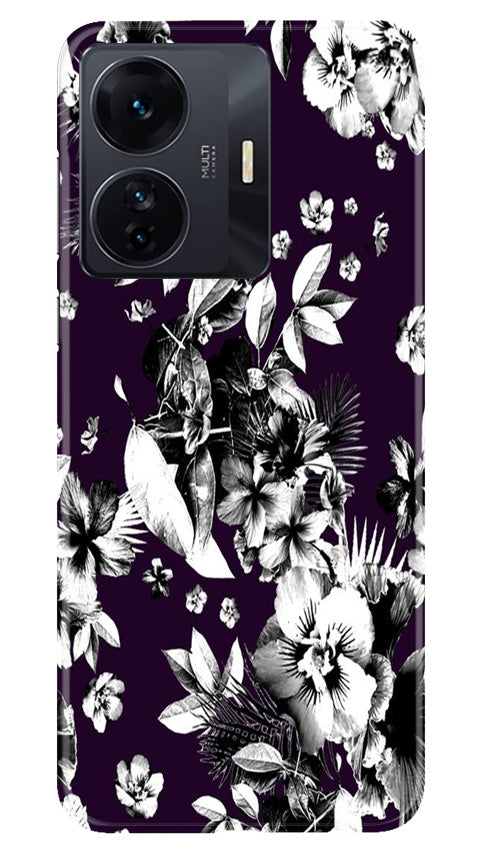 white flowers Case for Vivo T1 Pro 5G