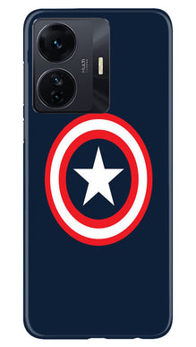 Captain America Mobile Back Case for Vivo T1 Pro 5G (Design - 42)