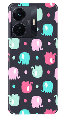 Elephant Baground Mobile Back Case for Vivo T1 Pro 5G (Design - 44)