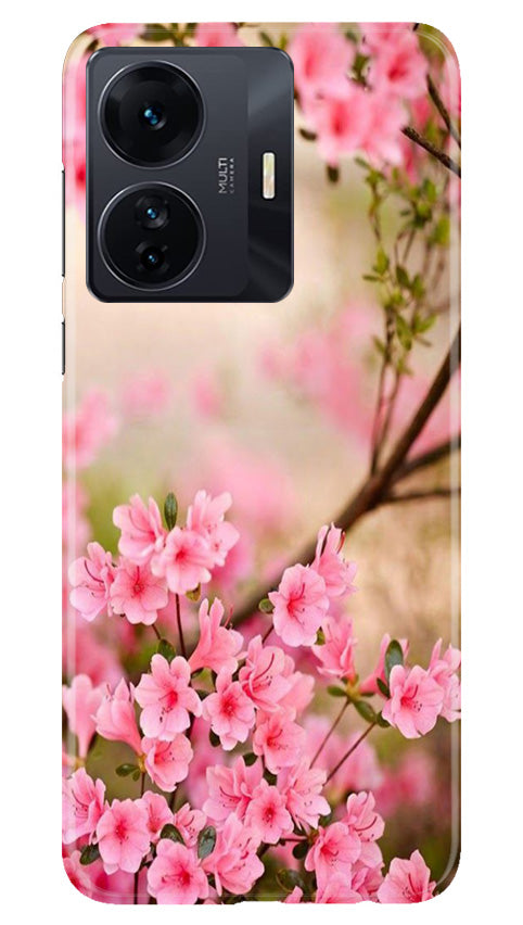 Pink flowers Case for Vivo T1 Pro 5G