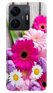 Coloful Daisy2 Mobile Back Case for Vivo T1 Pro 5G (Design - 76)