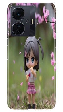 Cute Girl Mobile Back Case for Vivo IQOO Z6 5G (Design - 92)