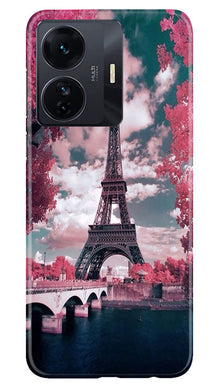 Eiffel Tower Mobile Back Case for Vivo T1 Pro 5G  (Design - 101)