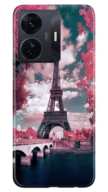 Eiffel Tower Mobile Back Case for Vivo IQOO Z6 5G  (Design - 101)