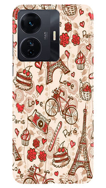 Love Paris Mobile Back Case for Vivo T1 Pro 5G  (Design - 103)