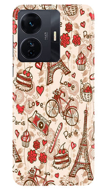 Love Paris Mobile Back Case for Vivo IQOO Z6 5G  (Design - 103)
