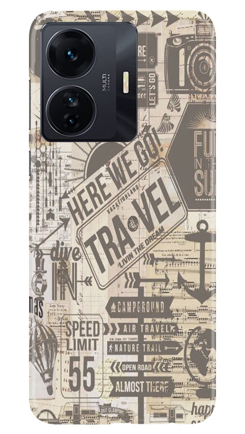 Travel Case for Vivo T1 Pro 5G  (Design - 104)