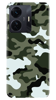 Army Camouflage Mobile Back Case for Vivo IQOO Z6 5G  (Design - 108)