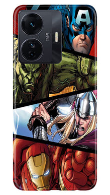 Avengers Superhero Mobile Back Case for Vivo IQOO Z6 5G  (Design - 124)