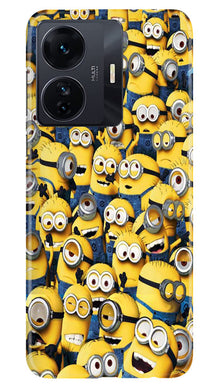 Minions Mobile Back Case for Vivo IQOO Z6 5G  (Design - 126)