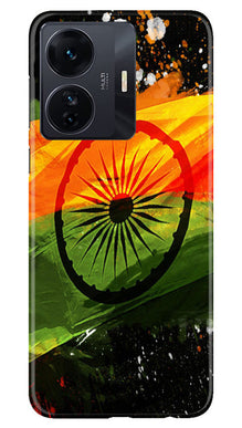 Indian Flag Mobile Back Case for Vivo IQOO Z6 5G  (Design - 137)