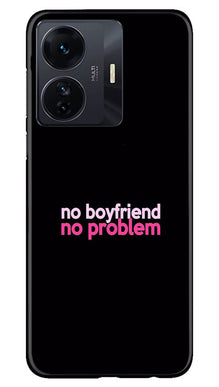 No Boyfriend No problem Mobile Back Case for Vivo IQOO Z6 5G  (Design - 138)