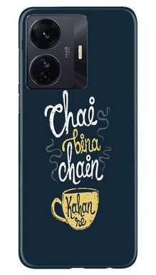 Chai Bina Chain Kahan Mobile Back Case for Vivo IQOO Z6 5G  (Design - 144)