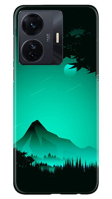 Moon Mountain Mobile Back Case for Vivo IQOO Z6 5G (Design - 173)