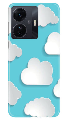 Clouds Mobile Back Case for Vivo T1 Pro 5G (Design - 179)