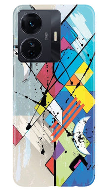 Modern Art Mobile Back Case for Vivo IQOO Z6 5G (Design - 203)