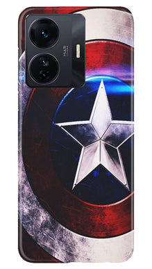 Captain America Mobile Back Case for Vivo IQOO Z6 5G (Design - 249)